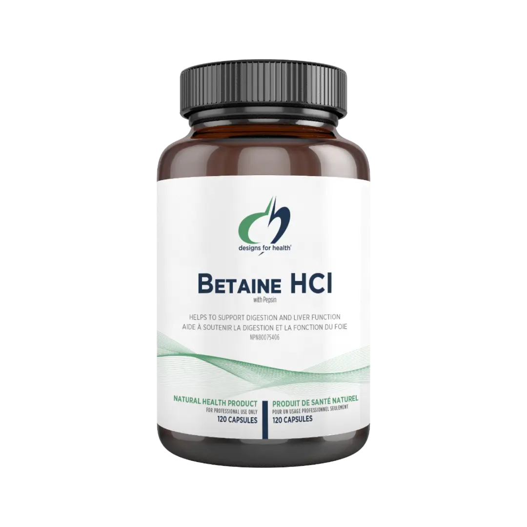 Designs for health Betaine HCl avec Pepsin